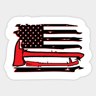 Set of Irons Fire Dept Sticker